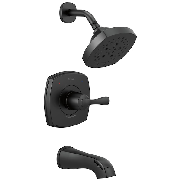 Stryke 14 Series Tub and Shower Matte Black